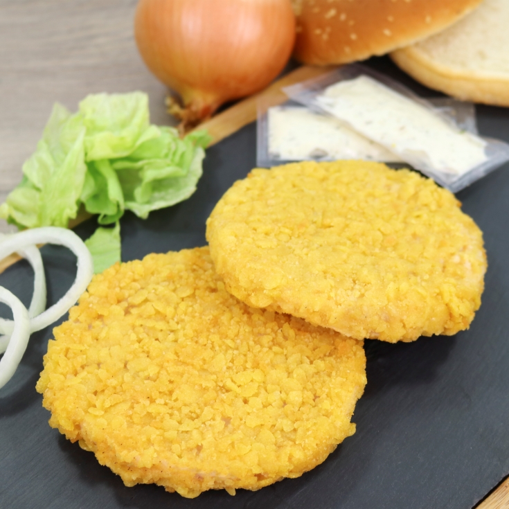 hamburguesa crunchy chicken, kg