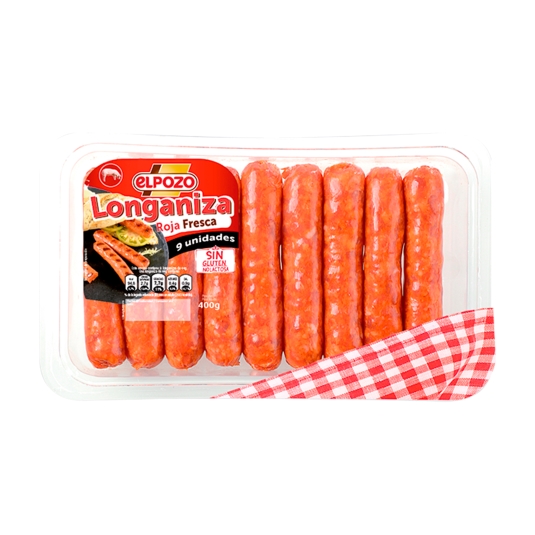 longaniza roja, 325g