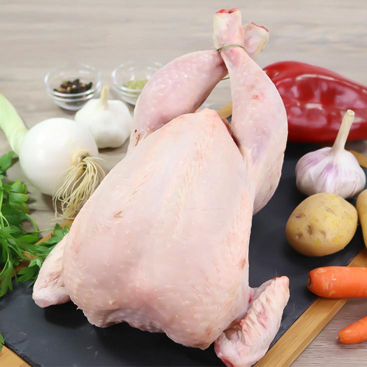 pollo limpio entero, kg