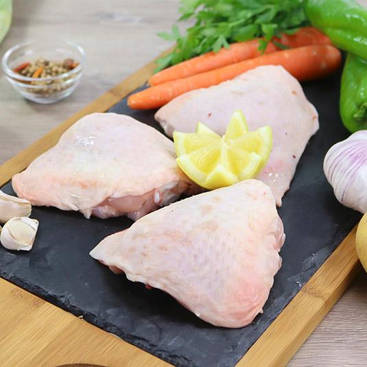 contramuslo pollo, kg