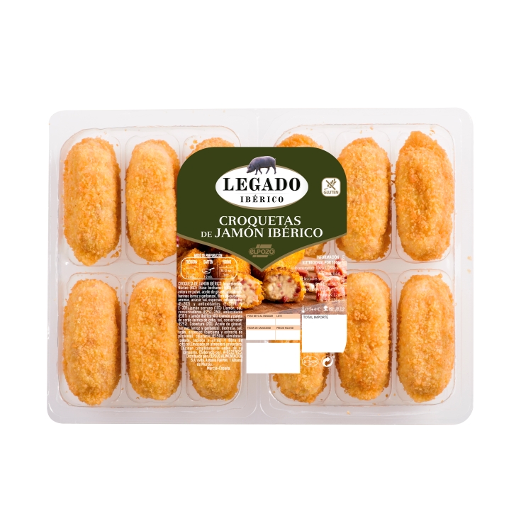 croquetas jamón ibérico, 360g